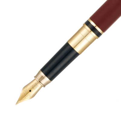 Ручка 2 в 1 шариковая и перьевая Pierre Cardin коллекция «2 в 1 | COMBI PEN», цвет - терракотовый. Упаковка Е