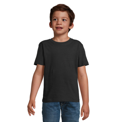 Футболка детская IMPERIAL KIDS, черный, 4 года, 100% хлопок, 190г/м2