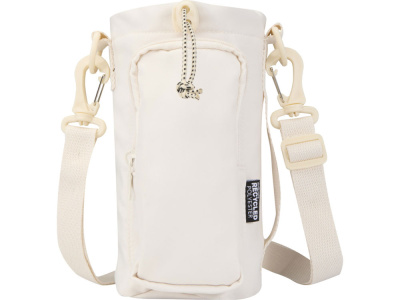 Трип Эви дорожная сумка для бутылок из переработанного материала объемом 2 л, кремовый