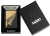 Зажигалка ZIPPO Zen Flora Design с покрытием Black Matte, латунь/сталь, черная, матовая, 38x13x57 мм