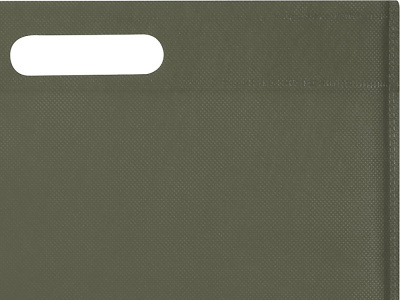 Экосил эко-сумка из нетканого материала из переработанных материалов по стандарту GRS объемом 5 л, зеленый лесной