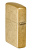 Зажигалка ZIPPO классическая с покрытием Искусственно состаренная латунь | Classic Tumbled Brass, латунь/сталь, золотистая, матовая, 38x13x57 мм
