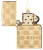 Зажигалка ZIPPO Armor® с покрытием High Polish Brass, латунь/сталь, золотистая, 38x13x57 мм