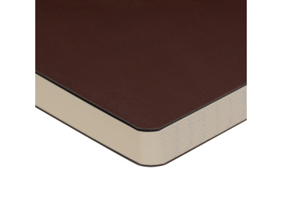 Ежедневник А5 недатированный Megapolis Velvet Flex, коричневый
