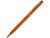 Ручка металлическая шариковая Атриум с покрытием софт-тач, оранжевый