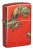 Зажигалка ZIPPO Dragon Design с покрытием 540 Tumbled Brass, латунь/сталь, разноцветная, 38x13x57 мм
