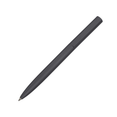 Шариковая металлическая ручка Minimalist софт-тач, антрацит