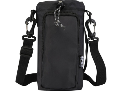 Трип Эви дорожная сумка для бутылок из переработанного материала объемом 2 л, черный