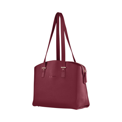 Сумка женская WENGER RosaElli с карманом для ноутбука 14", красная, полиэстер, 37 x29x19 см