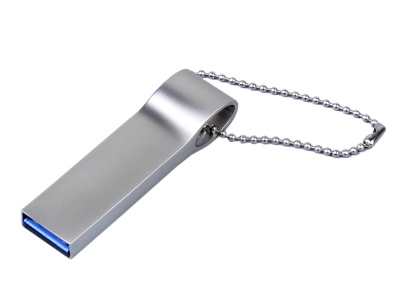 USB 3.0-флешка на 32 Гб с мини чипом, компактный дизайн, боковое отверстие для цепочки , размер 32ГБ