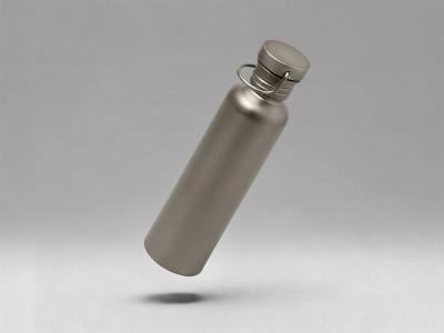 Бутылка для воды из титана Titan, 750ml, темно-серый