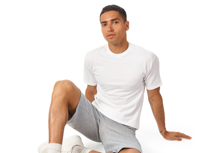 Футболка из френч терри Warsaw унисекс 220гр, белый , размер 3XL