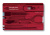 Швейцарская карточка VICTORINOX SwissCard Classic, 10 функций, полупрозрачная красная