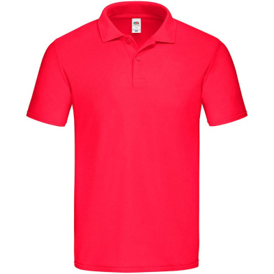 Поло мужское "Original Polo", красный_2XL, 100% х/б, 185г/м²