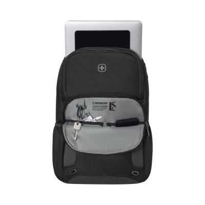 Рюкзак WENGER XE Tryal 15.6", черный, переработанный ПЭТ/Полиэстер, 31х20х44 см, 23 л.