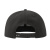Бейсболка "SNAP BACK-S", 6 клиньев, пластик. застежка, черный, 100% перераб. полиэстер, 300 гр/м2