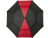 Джефф 30-дюймовый ветрозащитный зонт-трость, красный/черный