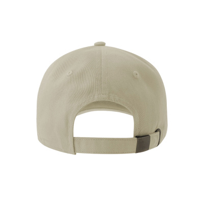 Бейсболка "DAD HAT-S", 6 клиньев, металлическая застежка, бежевый, 100% хлопок, 270 г/м2