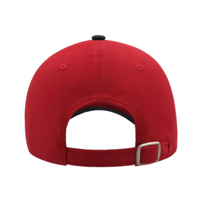 Бейсболка "LIBERTY SANDWICH",6 клиньев,сэндвич,метал.застежка, красный,т-синий,100% хлопок;250г/м2