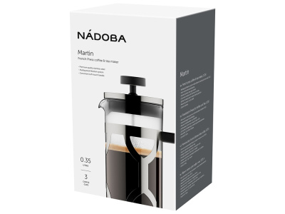 Френч-пресс 0,35 л, NADOBA, серия MARTIN , размер 350 мл