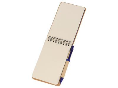 Набор канцелярский с блокнотом и ручкой Masai, 70 л. нелинованных, синий