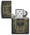 Зажигалка ZIPPO Lines Design с покрытием Black Matte, латунь/сталь, черная, матовая, 38x13x57 мм