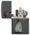 Набор ZIPPO Влюбленные зомби из двух зажигалок с каменным покрытием | Couple Iron Stone, серые, матовые