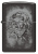 Зажигалка ZIPPO Clown с покрытием High Polish Black, латунь/сталь, черная, глянцевая, 38x13x57 мм