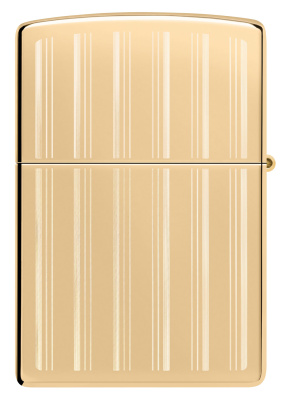 Зажигалка ZIPPO Classic с покрытием High Polish Brass, латунь/сталь, золотистая, 38x13x57 мм
