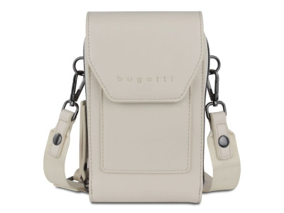 Сумка наплечная BUGATTI АЛМАТА | ALMATA, бежевая, полиуретан, 11х4х19 см