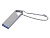 USB 2.0-флешка на 32 Гб с мини чипом, компактный дизайн, отверстие треугольной формы для цепочки , размер 32ГБ