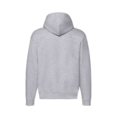 Толстовка мужская "PREMIUM HOODED SWEAT JACKET", серый меланж_XL, 70% х/б, 30% п/э, 260 г/м2