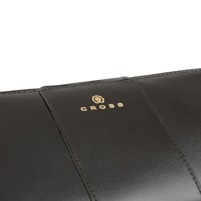 Кошелёк Cross Kelly Wall Black, кожа наппа, гладкая, цвет чёрный, 19,5 x 10,2 x 2 см