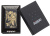 Зажигалка ZIPPO Skull Design с покрытием Black Matte, латунь/сталь, черная, 38x13x57 мм