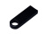 USB 2.0-флешка на 128 Гб с мини чипом и круглым отверстием, черный , размер 128ГБ