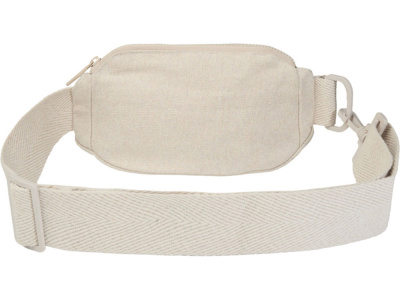 Кресент сумка через плечо Aware™ плотностью 500 г/м² из переработанного материала, бежевый