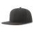 Бейсболка "SNAP BACK-S", 6 клиньев, пластик. застежка, т.серый, 100% перераб. полиэстер, 300 гр/м2
