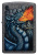 Зажигалка ZIPPO Fiery Dragon с покрытием Iron Stone, латунь/сталь, серая, матовая, 38x13x57 мм