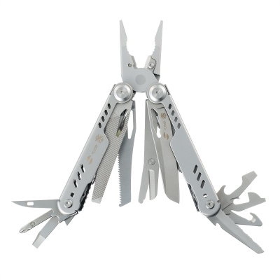 Мультитул Stinger, 110 х 27 мм, 21 функция, сталь, серебристый, в картонной коробке, в комплекте нейлоновый чехол