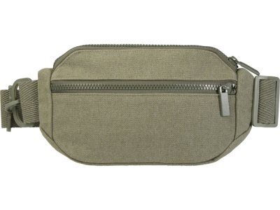 Кресент сумка через плечо Aware™ плотностью 500 г/м² из переработанного материала, зеленый