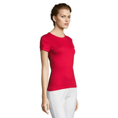 Футболка "Miss", красный_2XL, 100% х/б, 150 г/м2