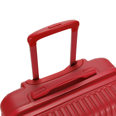 Чемодан TORBER В Отпуск, красный, ABS-пластик, 45 х 27 х 68 см, 63 л, 3,1 кг