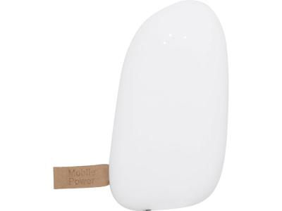 Внешний аккумулятор в форме камня Stone, 5200 mAh, белый , размер 5200 mAh