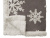 Плед Snowflake новогодний