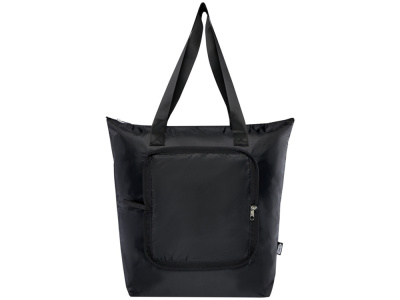 EcoFold Складная сумка-холодильник из RPET 15 л - Сплошной черный