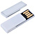 USB flash-карта "Clip" (16Гб),белая,3,8х1,2х0,5см,пластик