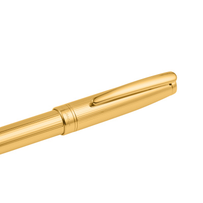 Ручка перьевая Pierre Cardin коллекция «ЛЮКС | GOLDEN». Цвет - золотистый. Упаковка B-1