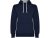 Толстовка с капюшоном Urban женская, нэйви/серый , размер 2XL