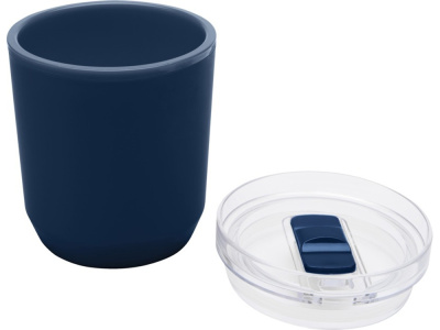 Hudson кружка из переработанного пластика с двойными стенками объемом 180 мл, темно-синий