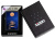 Зажигалка ZIPPO Закат луны с покрытием черный свет | Moon Sunset Black Light, латунь/сталь, чёрная, матовая, 38x13x57 мм
